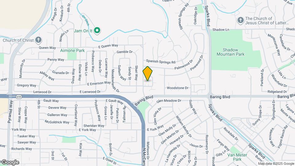 3114 N Truckee Ln Map and Location Details