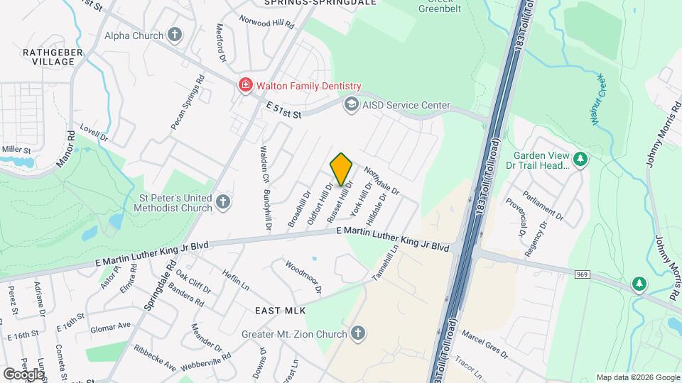 4806 Russet Hill Dr Map and Location Details