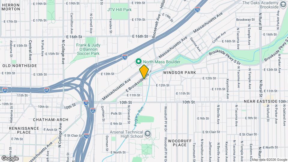 1213 N Arsenal Ave Map and Location Details