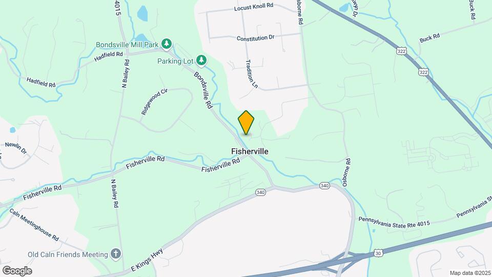 3707 E Fisherville Rd Map and Location Details