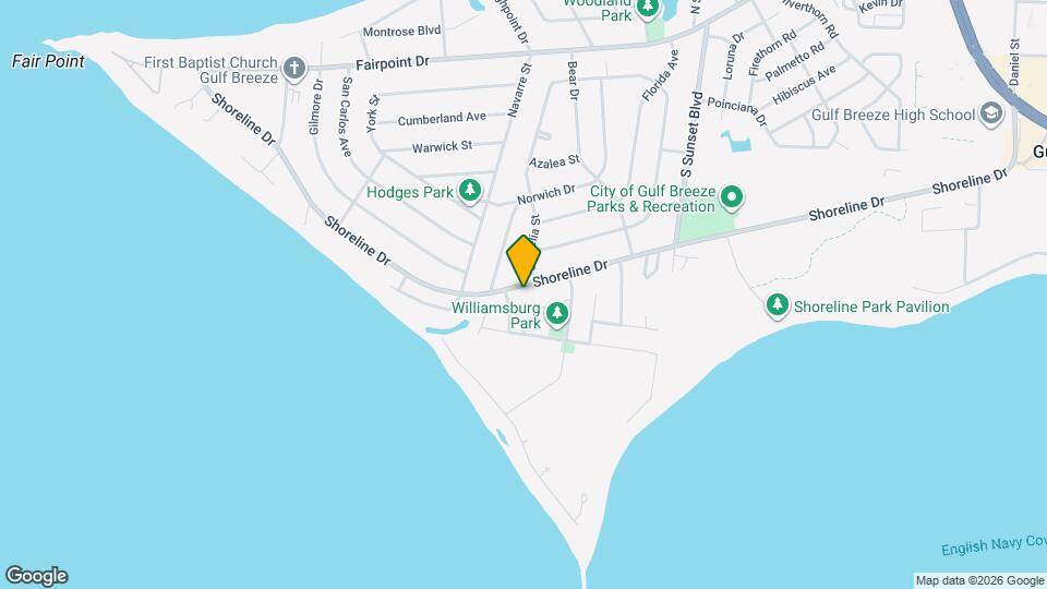 303 Shoreline Dr Map and Location Details