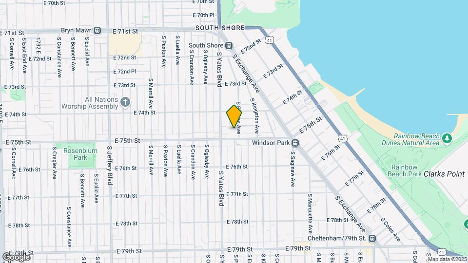7440 S Phillips Ave Map and Location Details