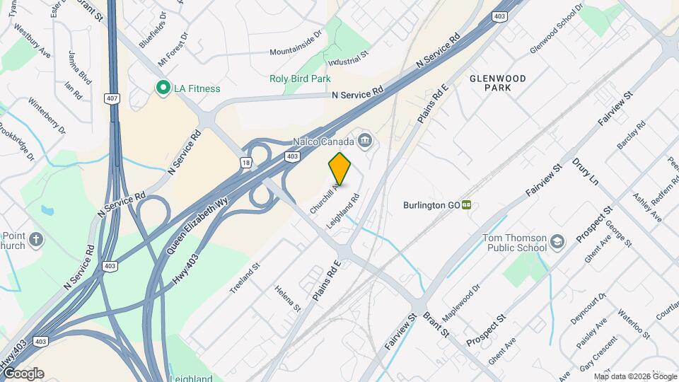 2052 Churchill Ave Map and Location Details