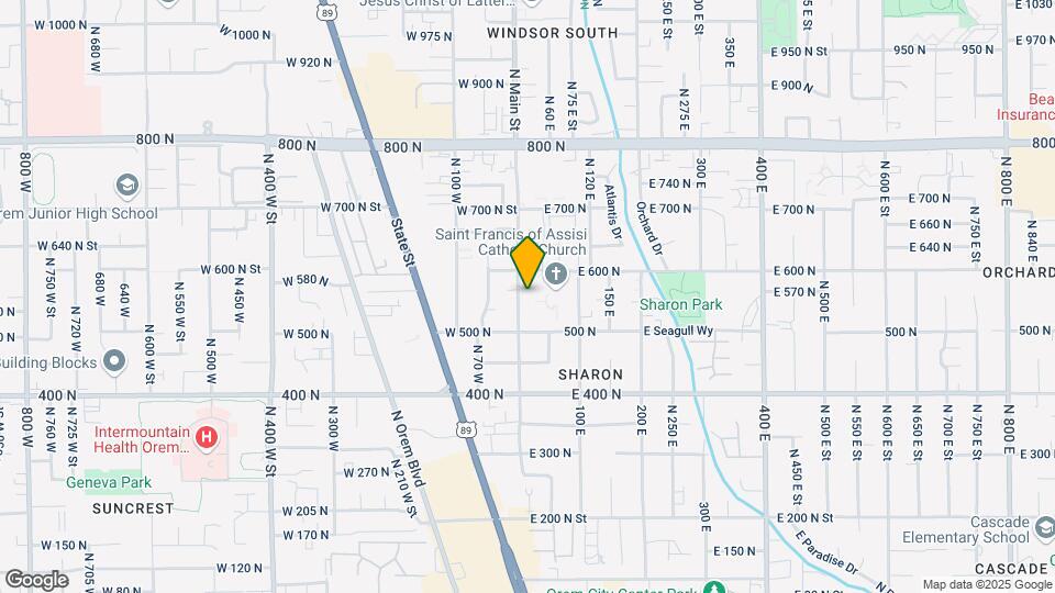 562 N Main St Map and Location Details