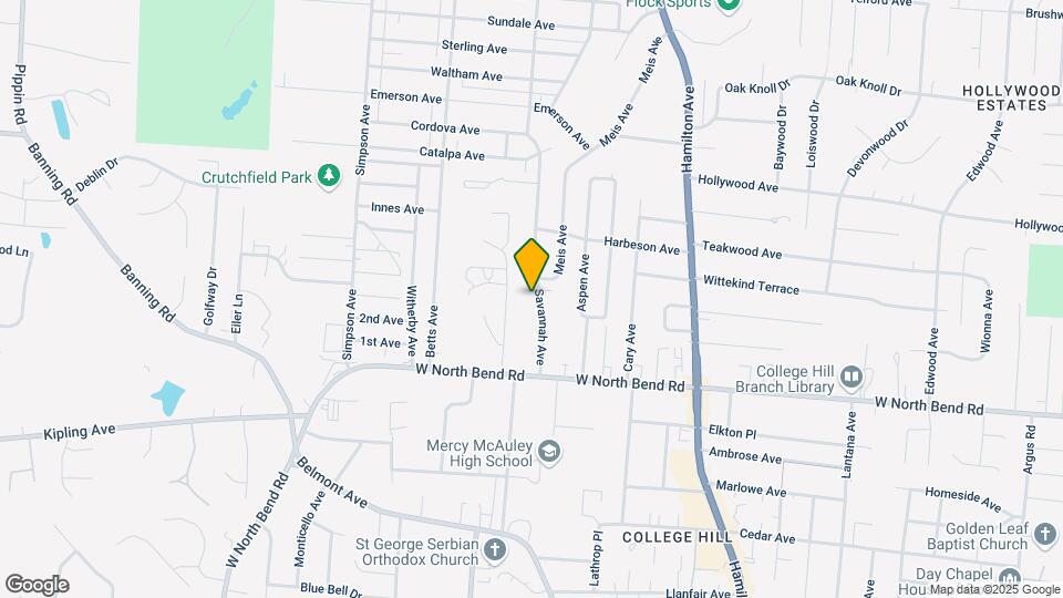 6267 Savannah Ave Map and Location Details