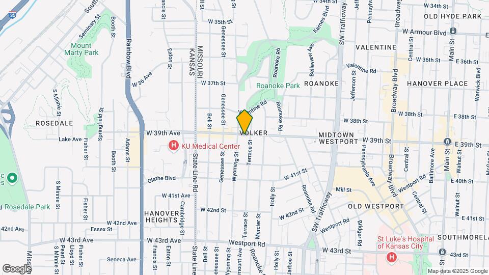 1413 W 39th St Map and Location Details