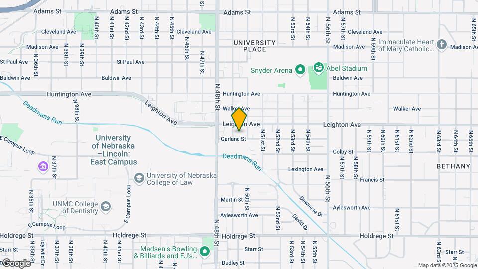 4920 Garland St Map and Location Details