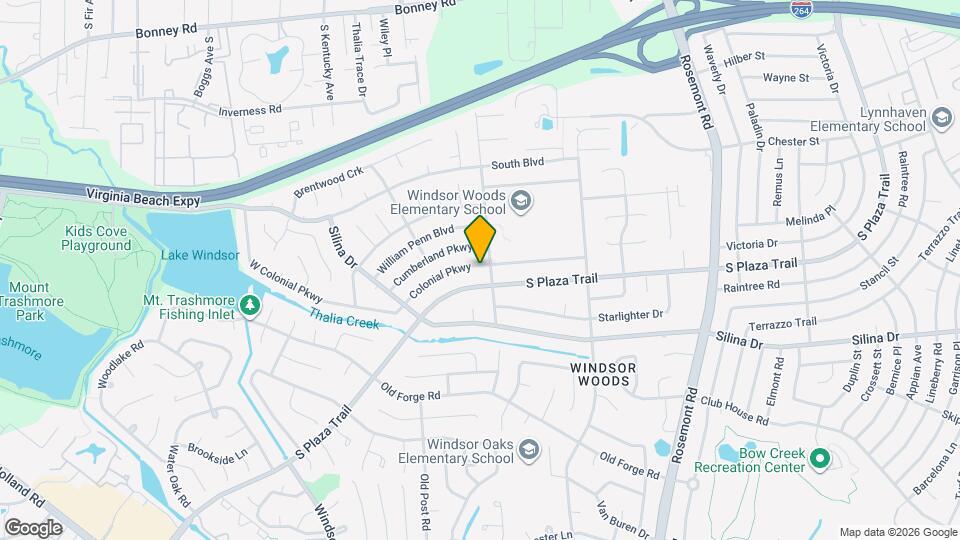 3805 Colonial Pkwy Map and Location Details