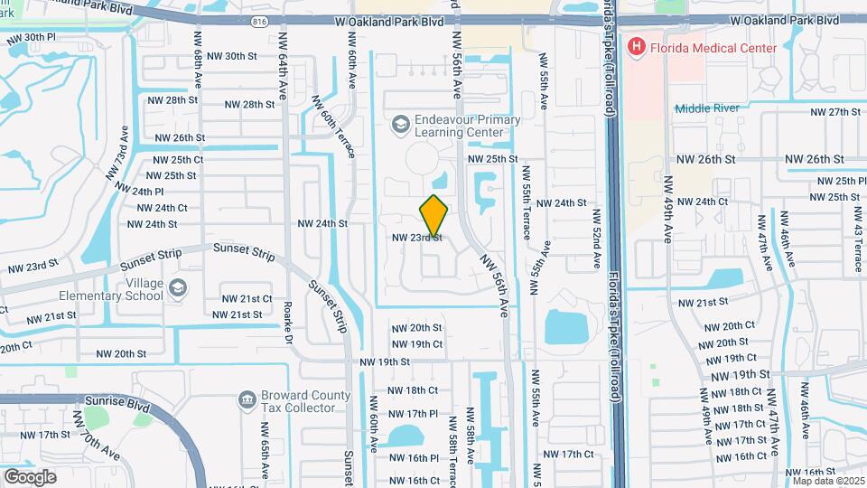5824 NW 23rd St Map and Location Details