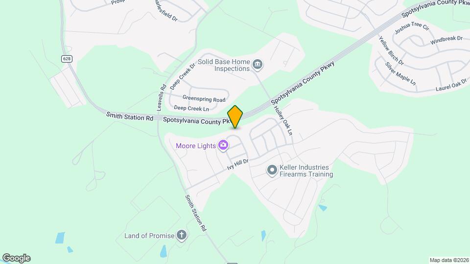 9523 Evergreen Circle Map and Location Details