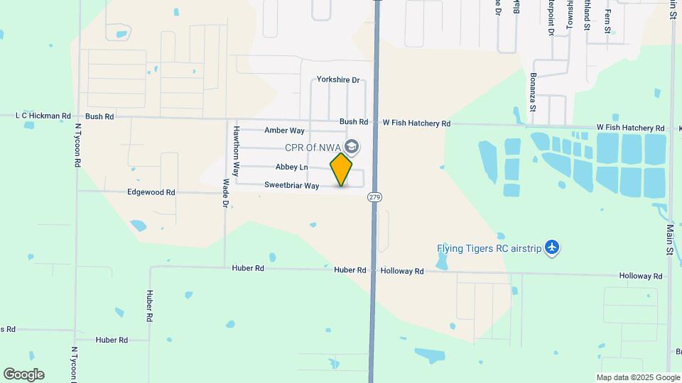 1411 Sweetbriar Way Map and Location Details