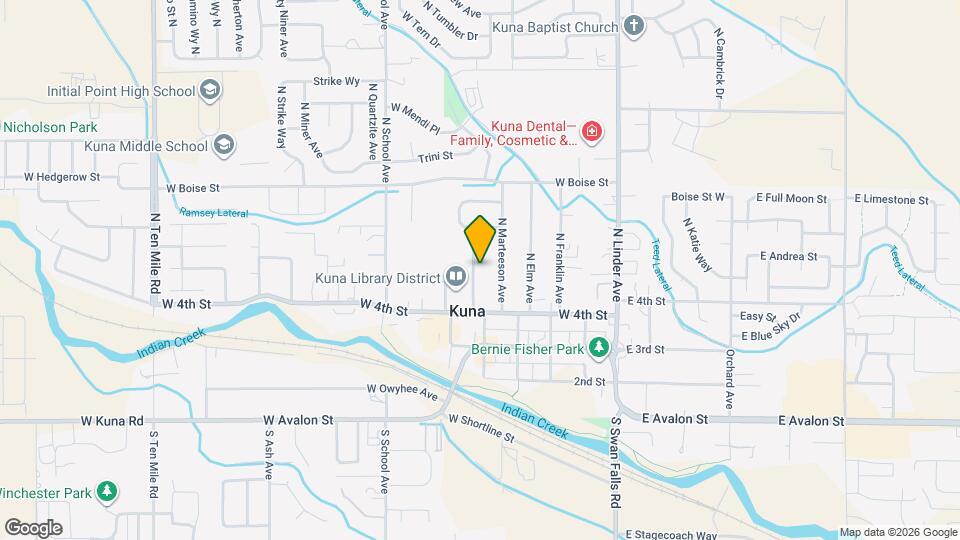 544 N Locust Ave Mapa y Detalles de la Ubicación