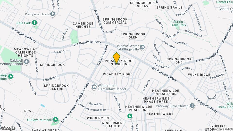 17414 Bishopsgate Dr Map and Location Details