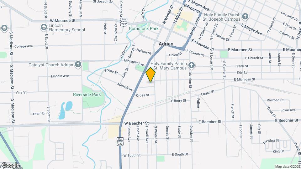 214 Jordan St, Unit 1 Map and Location Details