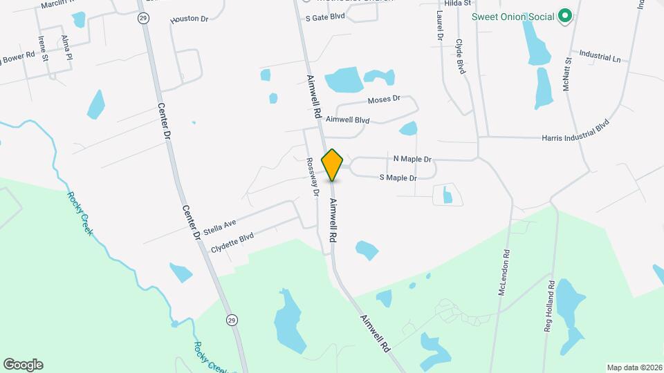 1909 Aimwell Rd Map and Location Details