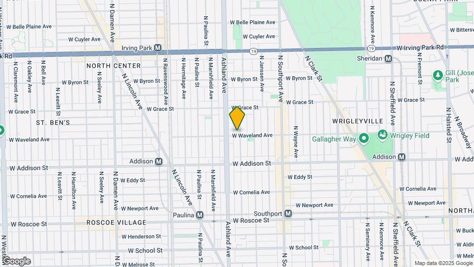 3700 N Bosworth Ave Map and Location Details