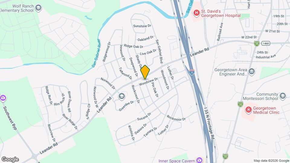 800 Woodview Dr Map and Location Details