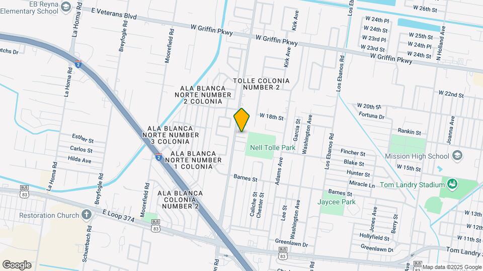 1606 N Inspiration Rd Map and Location Details