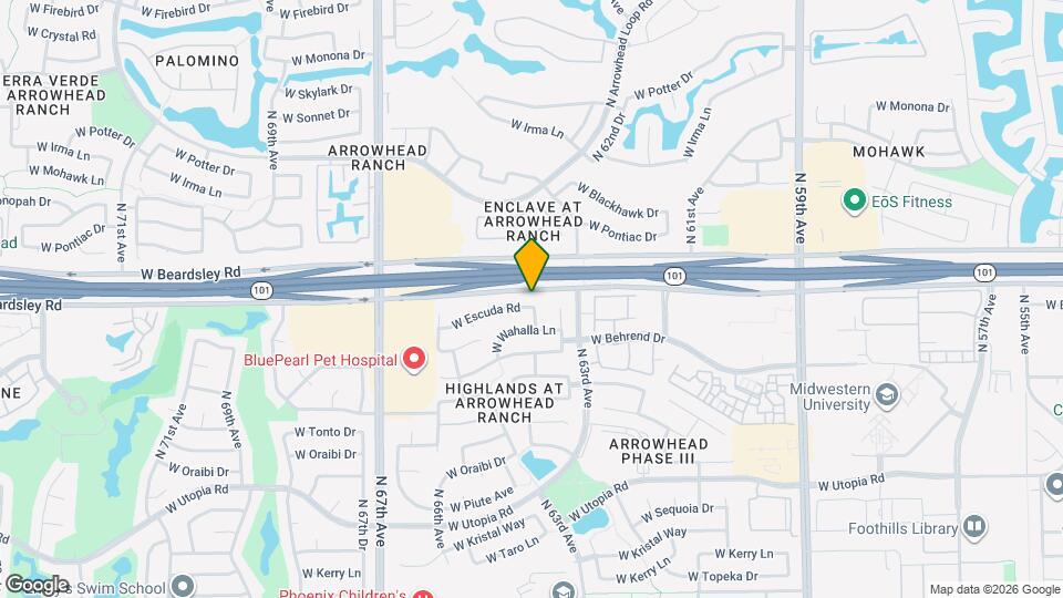 6406 W Escuda Rd Map and Location Details