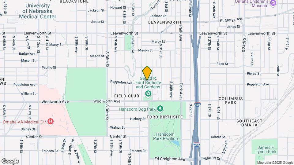 3212 Poppleton Ave, Unit 1 Mapa y Detalles de la Ubicación