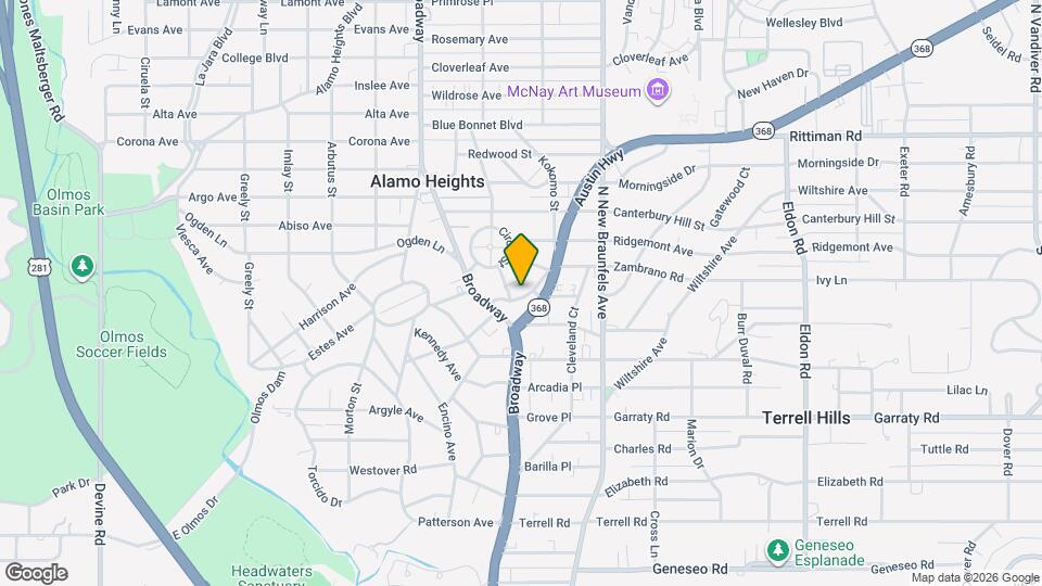 201 Ellwood St Map and Location Details