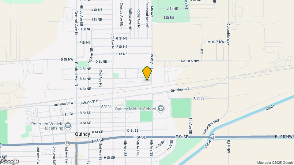 725 A St NE Map and Location Details