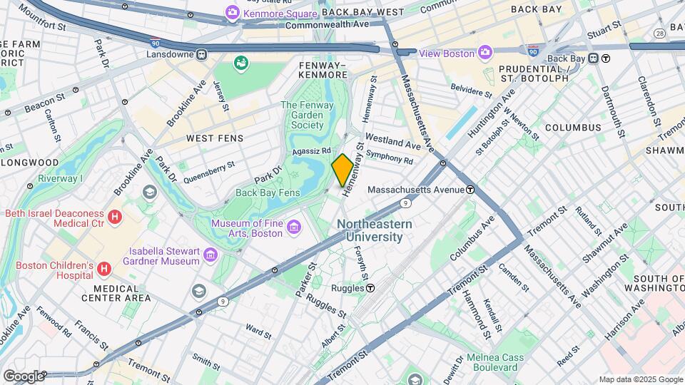 165 Hemenway St, Unit 9 Mapa y Detalles de la Ubicación