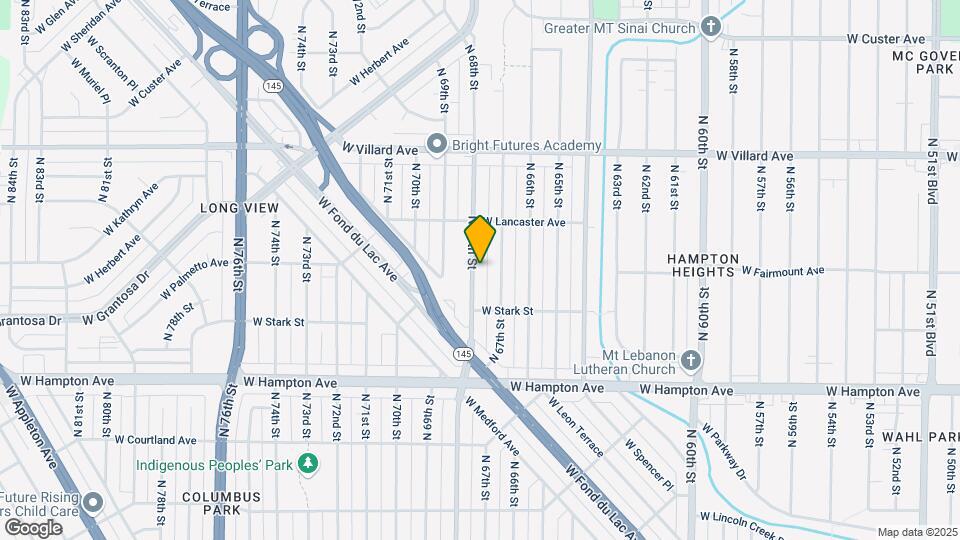 4954 N 68th St Map and Location Details