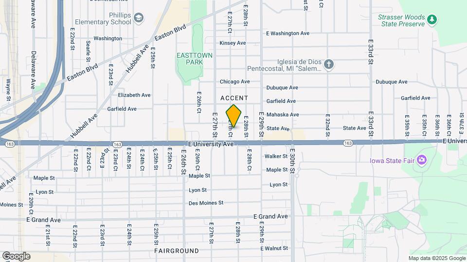 1221 E 27th Ct Map and Location Details