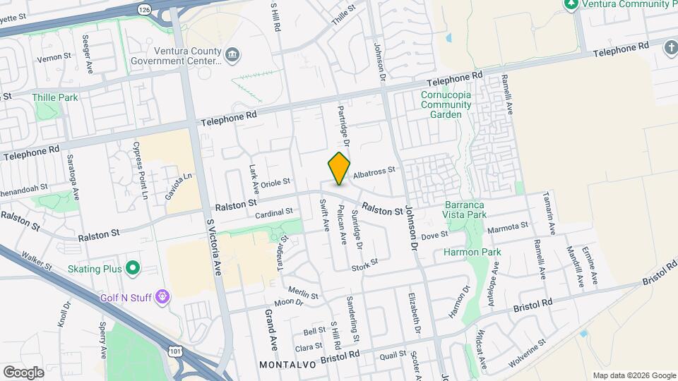 6445 Ralston St Map and Location Details