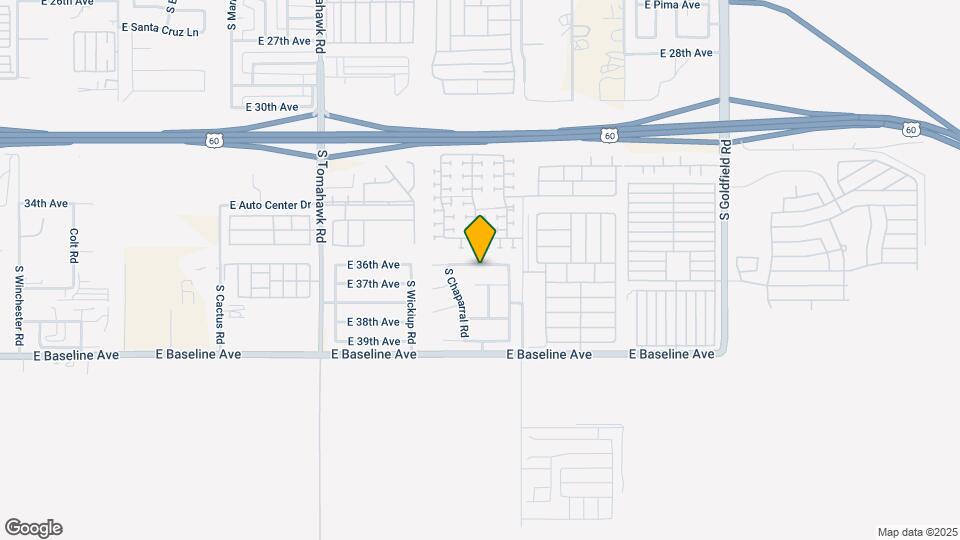 2233 E 36th Ave Map and Location Details