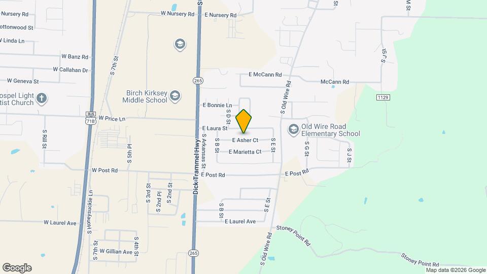 317 E Asher Ct Map and Location Details