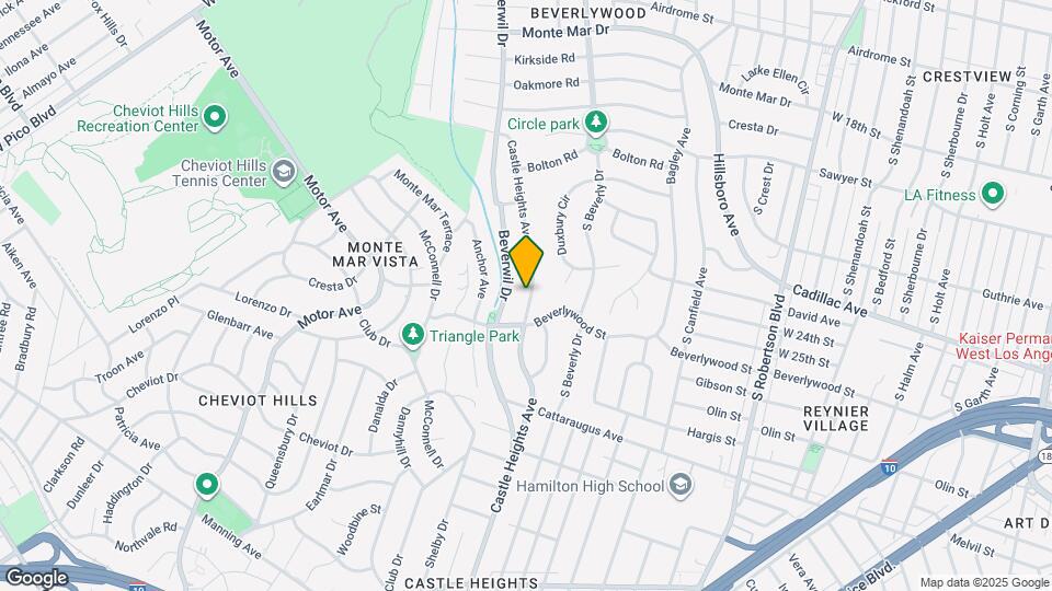 2501 Castle Heights Ave Map and Location Details