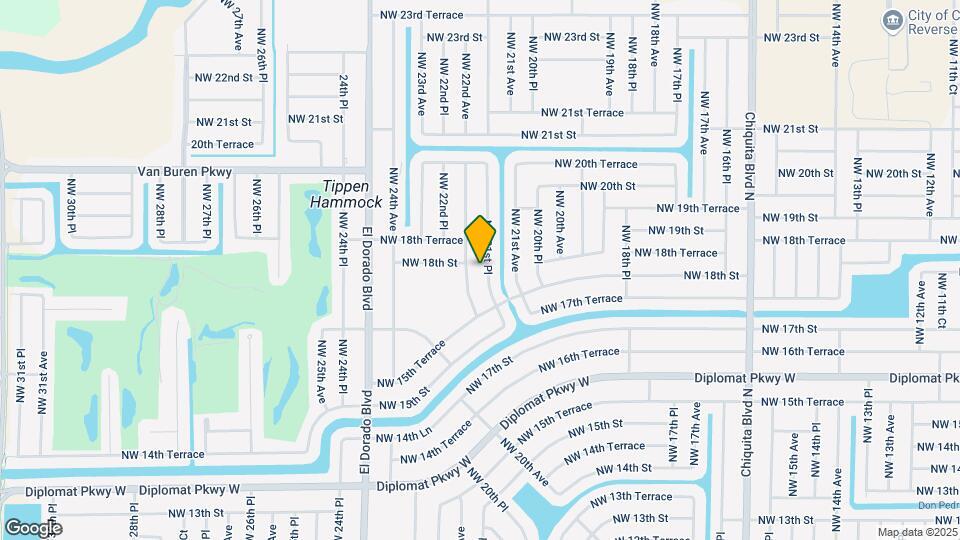 1522 NW 21st Pl Map and Location Details
