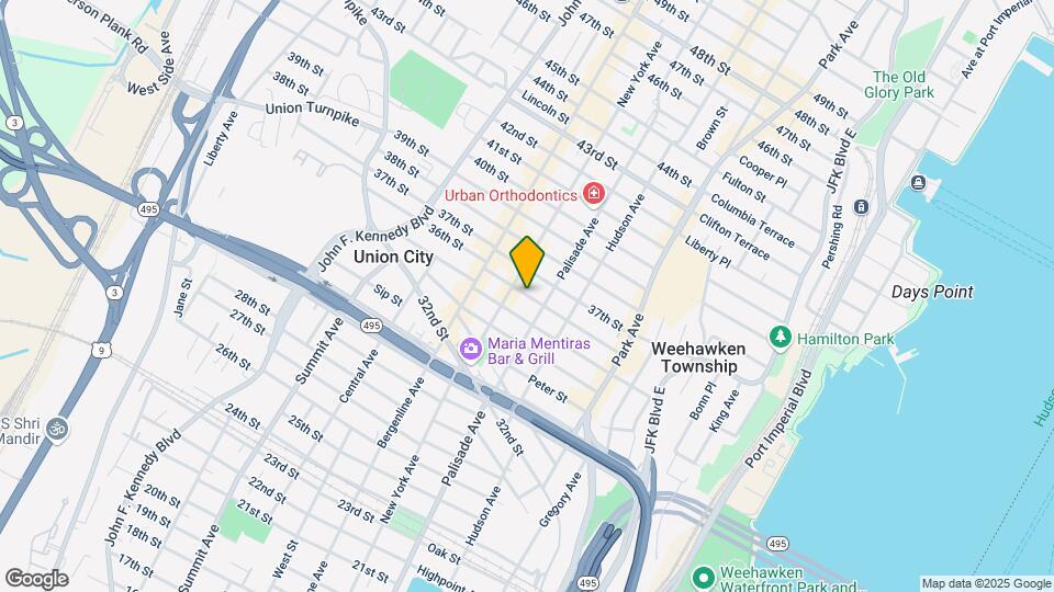 329 36th St Map and Location Details