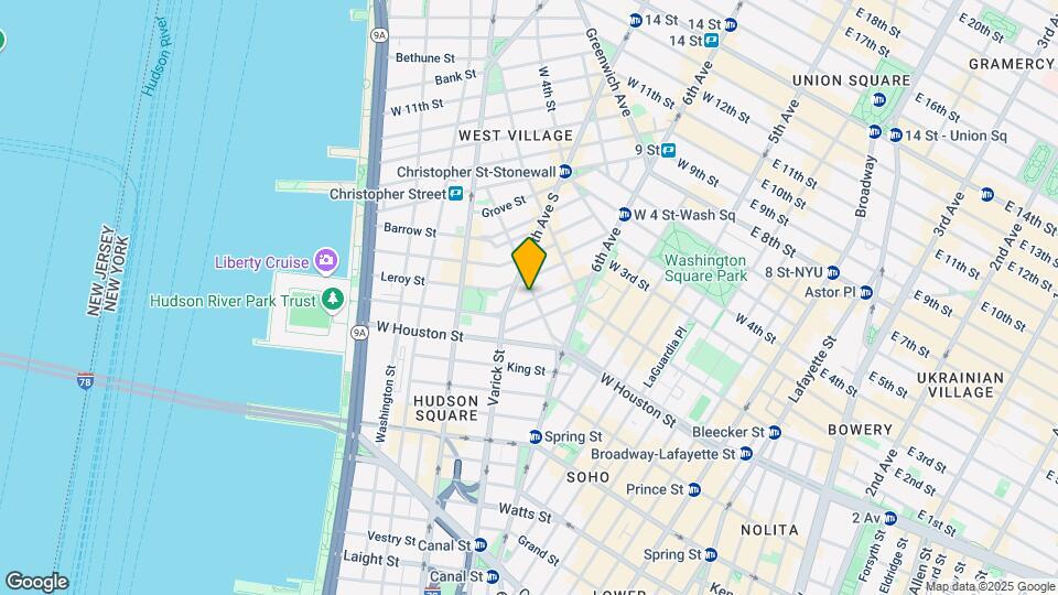 57 Carmine Street Mapa y Detalles de la Ubicación