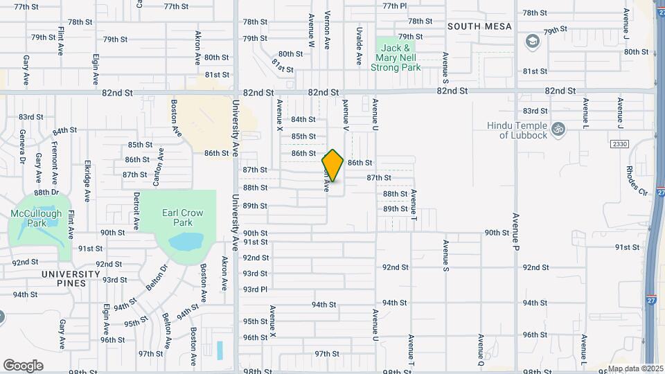 8713 Vernon Ave Map and Location Details