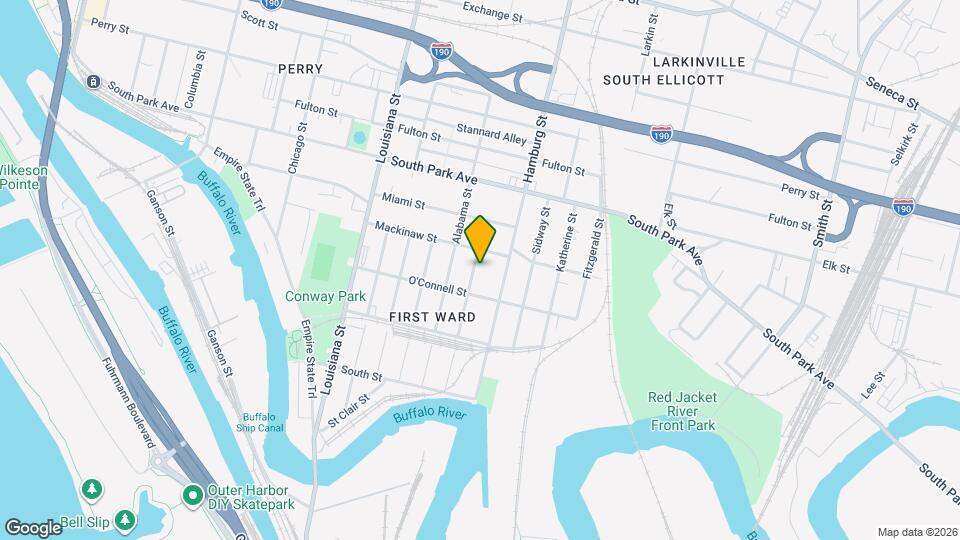 141 Vandalia St, Unit Lower back Map and Location Details