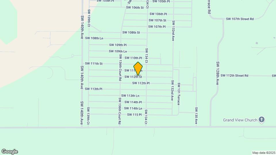 13552 SW 112th St Map and Location Details