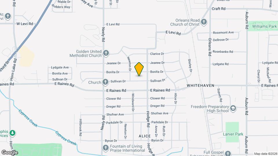 390 Sullivan Dr Map and Location Details