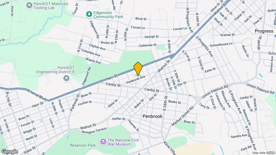 2540 Penbrook Ave Mapa y Detalles de la Ubicación