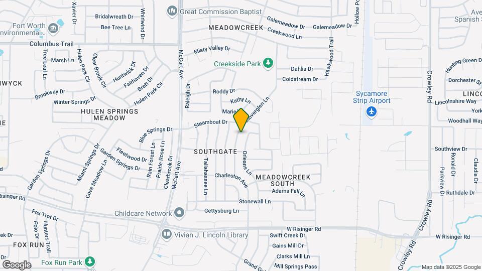 8317 Cloverglen Ln Map and Location Details