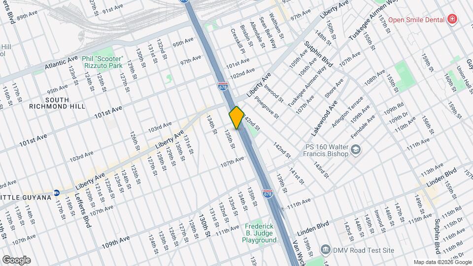 10528 Van Wyck Expy, Unit 1st Floor/Lower Level Map and Location Details