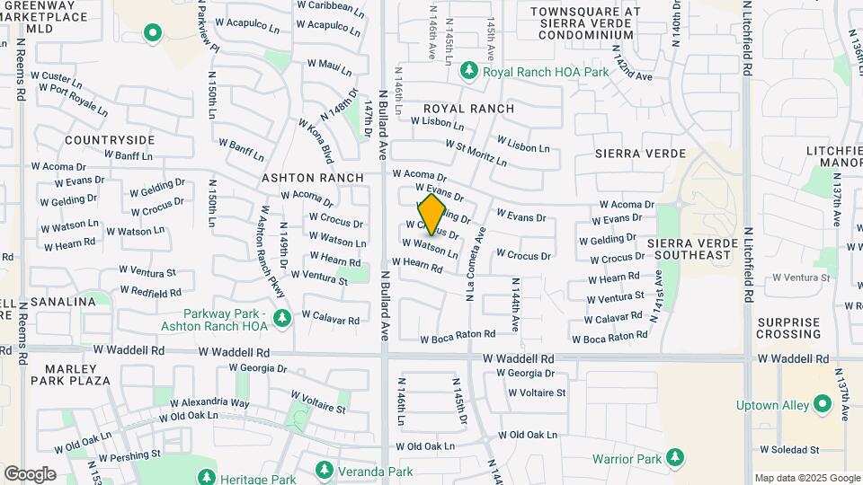 14584 W Watson Ln Map and Location Details
