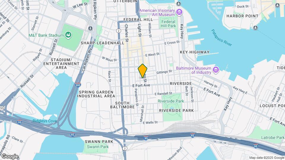 1436 Light St Map and Location Details