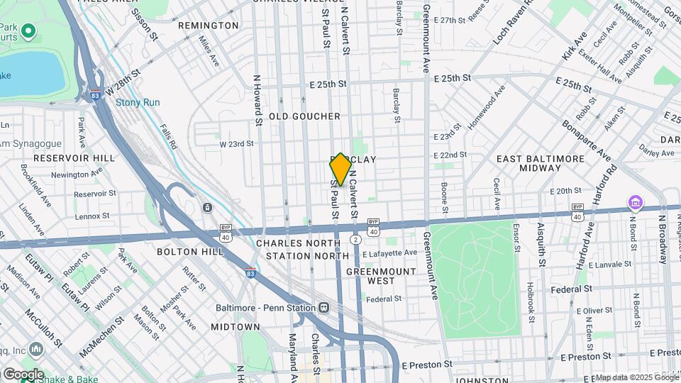 2017 St Paul St Map and Location Details