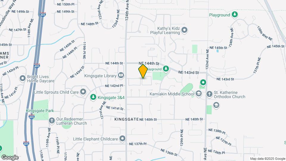 12505 NE 143rd St Map and Location Details