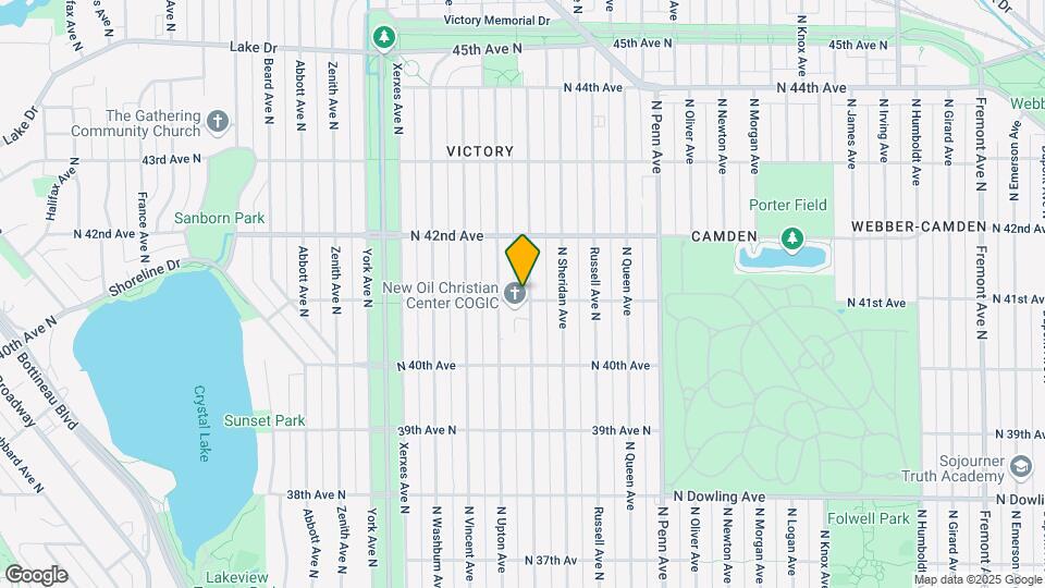 4101 Thomas Ave N Map and Location Details