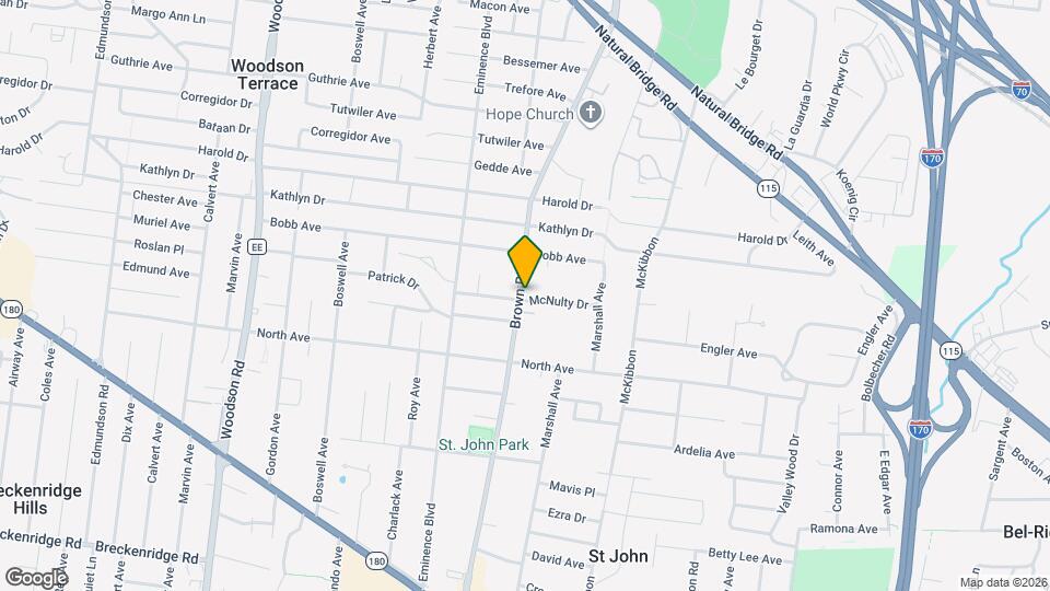 3720 Brown Rd Map and Location Details