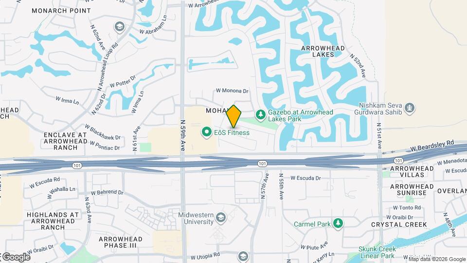 5646 W Blackhawk Dr Map and Location Details